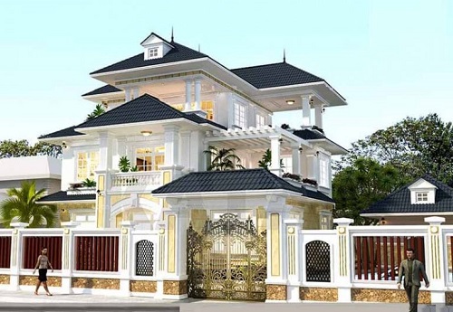 mẫu biệt thự tân cổ điển 2 768x531