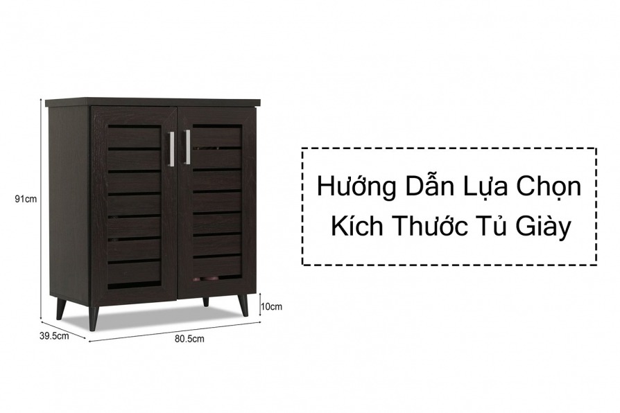 Chọn kích thước tủ giày dép trong gia đình hợp phong thủy tu giay 1