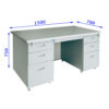Bàn làm việc chân sắt LC15 ban lam viec chan sat hoa phat LC15  71387 zoom 1