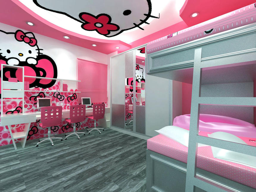 Thiết kế phòng ngủ bé gái
