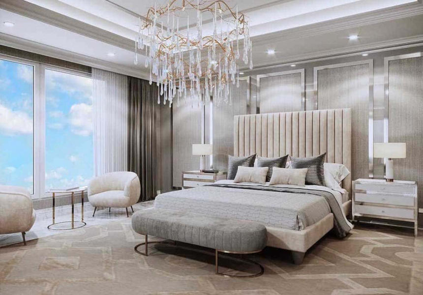 Phòng ngủ phong cách Luxury