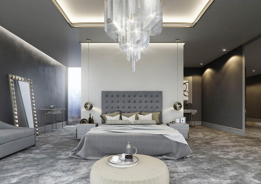 Phòng ngủ phong cách Luxury