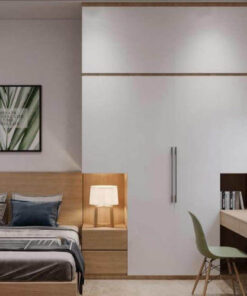 Nội thất nhà cấp 4 gác lửng thiet ke nha cap 4 voi mau xanh 9.jpg