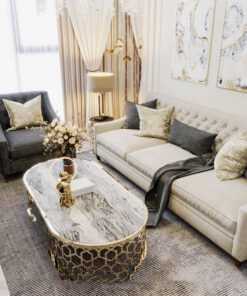 Nội thất phòng khách tân cổ điển