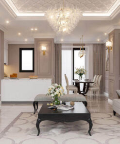 Nội thất phòng khách tân cổ điển