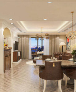 Nội thất phòng bếp phong cách luxury