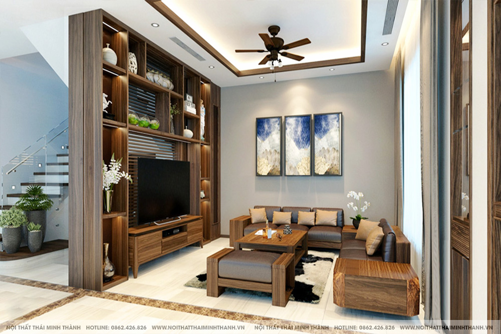 Thiết kế nội thất phòng khách