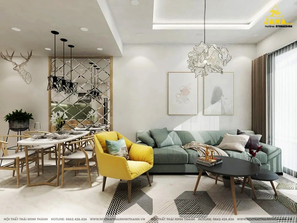 Thiết kế nội thất phòng khách