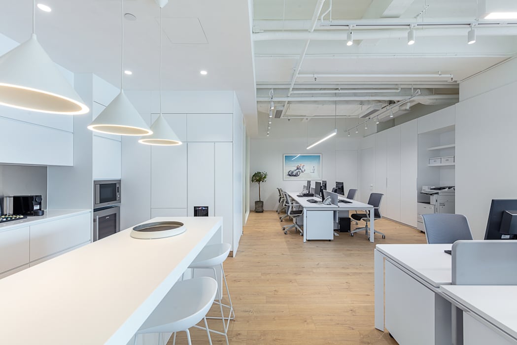 An all-white minimalism - hong kong grande interior design minimalist  offices & stores | homify
