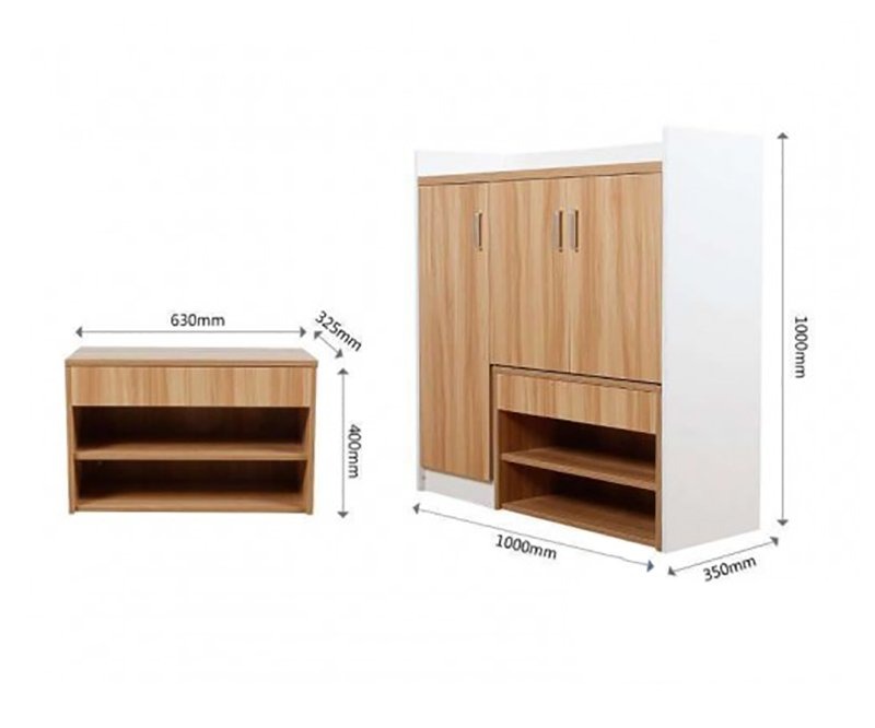 Chọn kích thước tủ giày dép trong gia đình hợp phong thủy tu giay 19