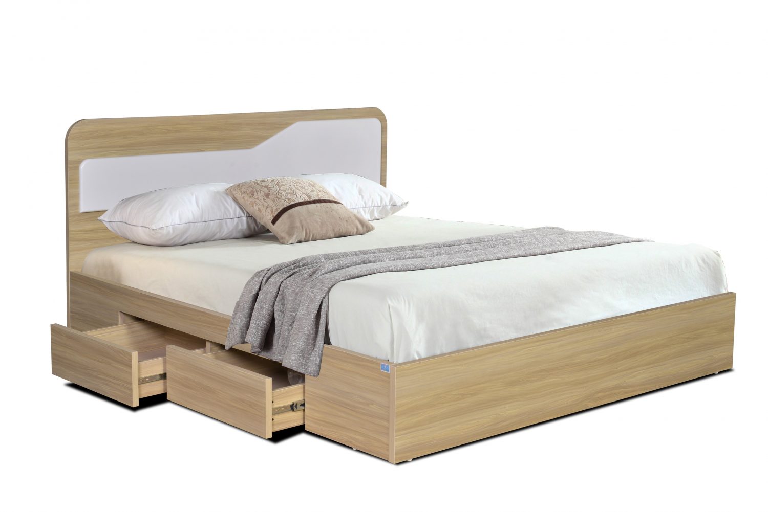 Giường ngủ  cao cấp có 02 ngăn kéo để đồ. Xu hướng thiết kế