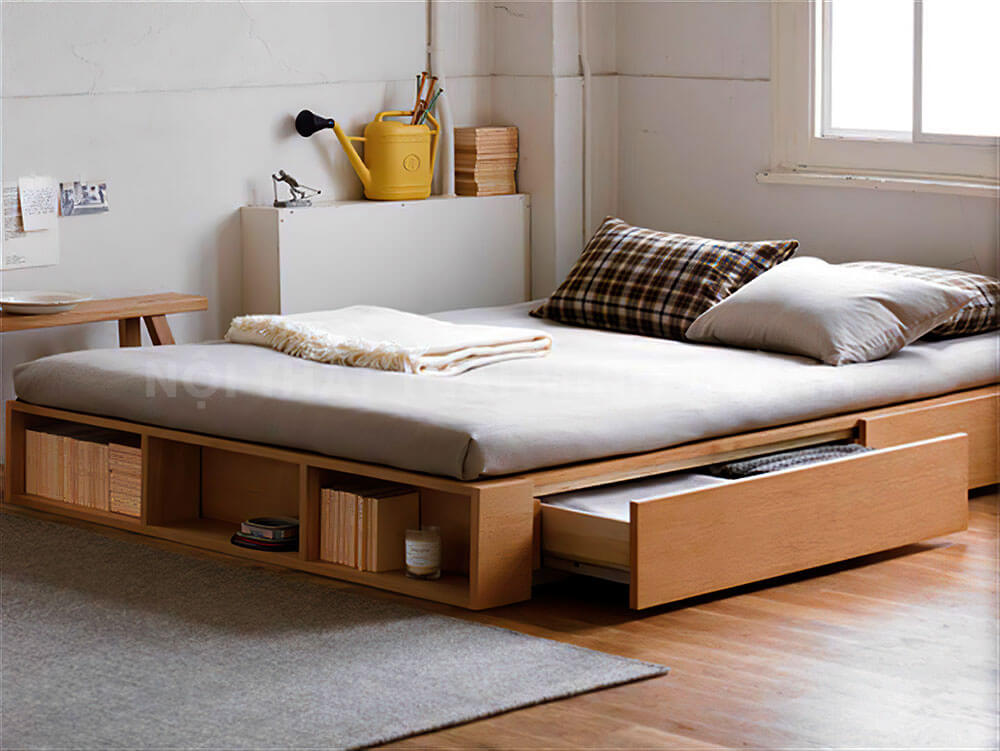 Giường ngủ có thiết kế ngăn kéo