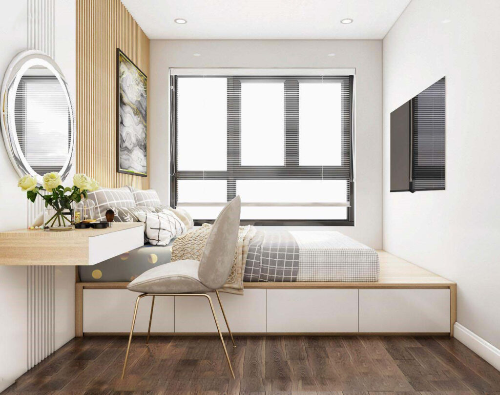 Tối ưu hóa không gian nhỏ Sử dụng màu sắc và ánh sáng hợp lý