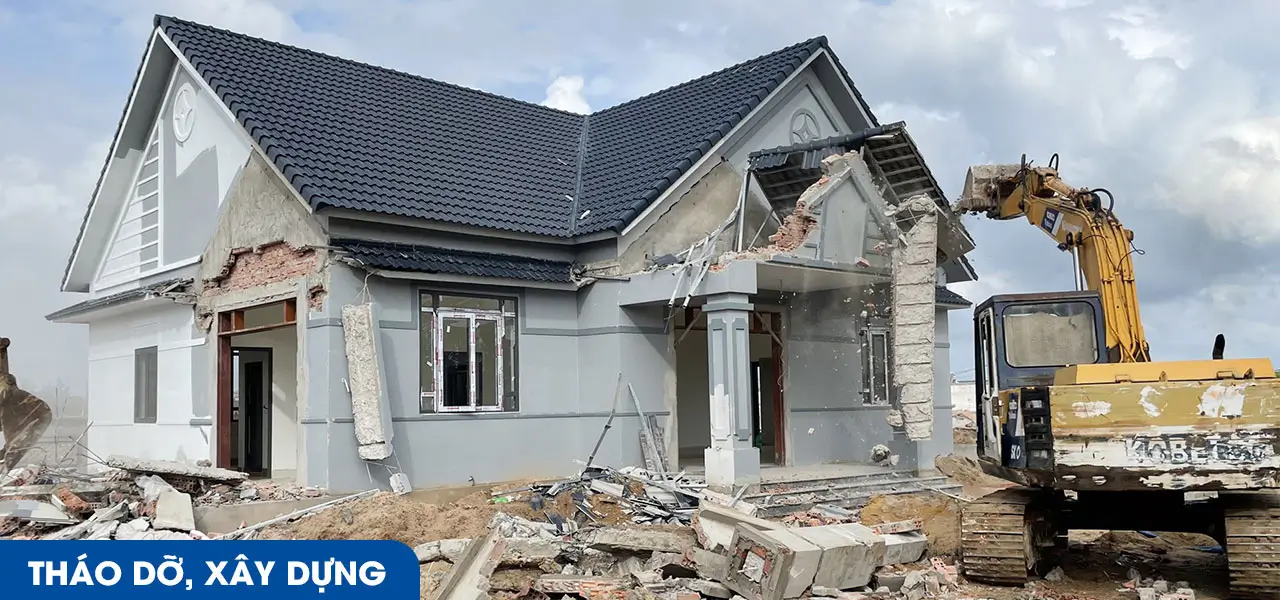 Tháo dỡ xây dựng